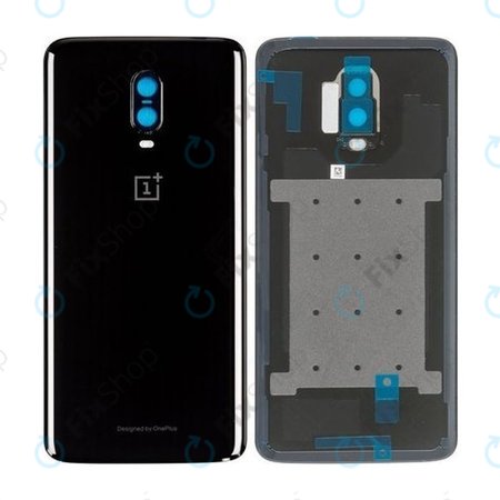 OnePlus 6T - Bateriový Kryt (Mirror Black) Genuine Service Pack