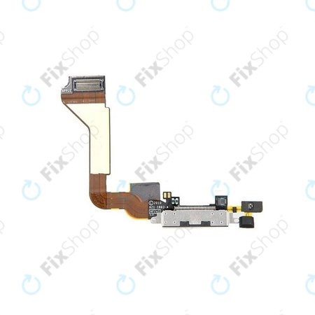 Apple iPhone 4 - Nabíjecí Konektor + Mikrofon + Flex Kabel (Black)