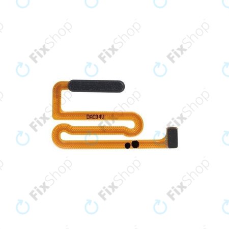 Samsung Galaxy A12 A125F - Senzor Otisku Prstu + Flex Kabel (Black) - GH96-14087A Genuine Service Pack