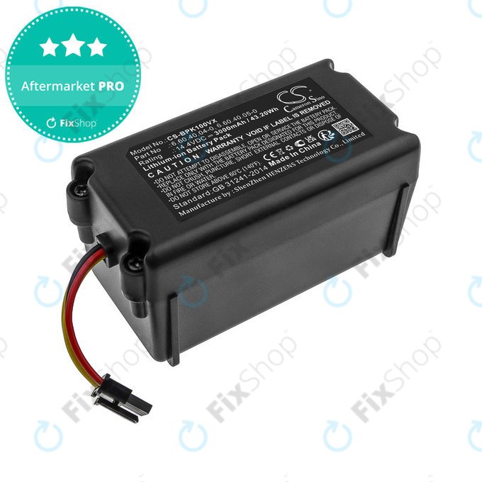 Baterie pro Sencor SRV 9250, SRV 8250, SRV 6250, SRV 4250, Blaupunkt XSMART, SRX 1002, Li-ion, 14.4V, 3000mAh, HQ