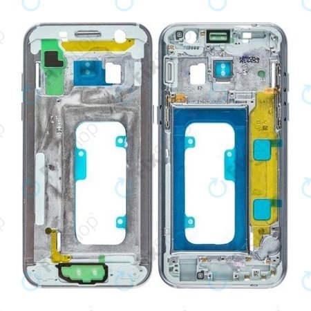 Samsung Galaxy A3 A320F (2017) - Střední Rám (Modrá) - GH96-10575C