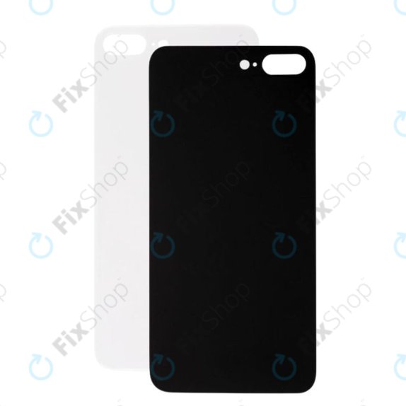 Apple iPhone 8 Plus - Sklo Zadního Housingu (Silver)