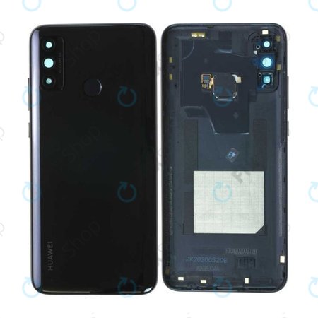 Huawei P Smart (2020) - Bateriový Kryt (Midnight Black) - 02353RJV Genuine Service Pack