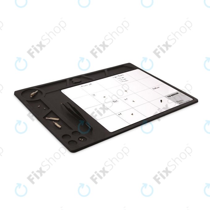 SBS - Magnetická podložka Pro na šroubky a drobné díly 4v1, černá