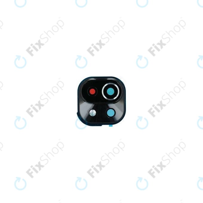 Xiaomi 11 Lite 5G NE 2109119DG 2107119DC - Sklíčko Zadní Kamery + Rám (Truffle Black) - 5600060K9A00 Genuine Service Pack