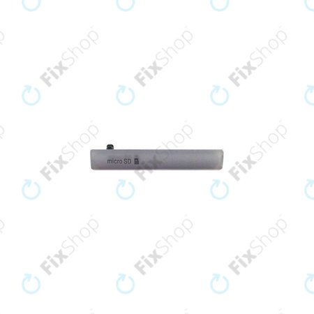 Sony Xperia Z3 Compact D5803 - Krytka Nabíjecího Konektoru (White) - 1284-3481 Genuine Service Pack