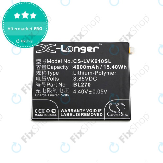 Motorola Moto G6 Play XT1922, E5 XT1944 - Baterie BL270 4000mAh HQ