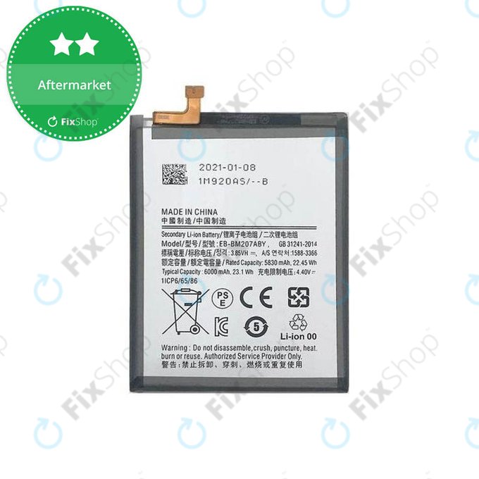 Samsung Galaxy M21 M215F, M30s M307F - Baterie EB-BM207ABY 6000mAh
