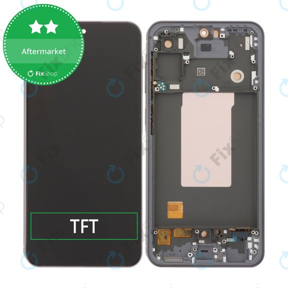 Samsung Galaxy A56 A566E - LCD Displej + Dotykové Sklo + Rám (Awesome Graphite) TFT