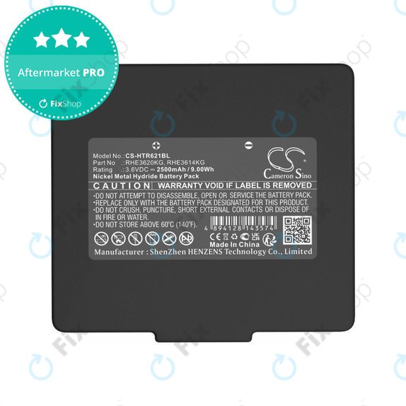Baterie pro Hetronic, 2500mAh, Ni-MH, 3.6V, RHE3620KG, HQ
