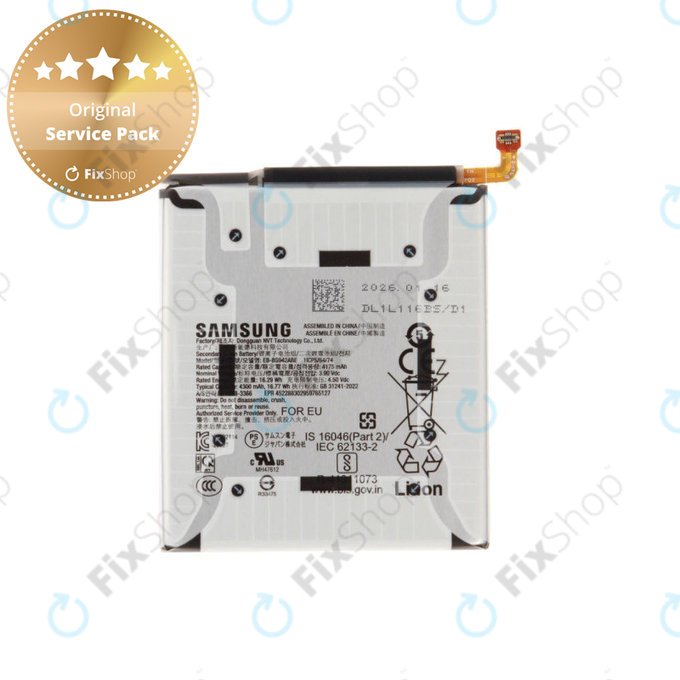 Baterie pro Samsung S26, EB-BS942ABE, GH82-39193A, Genuine Service Pack