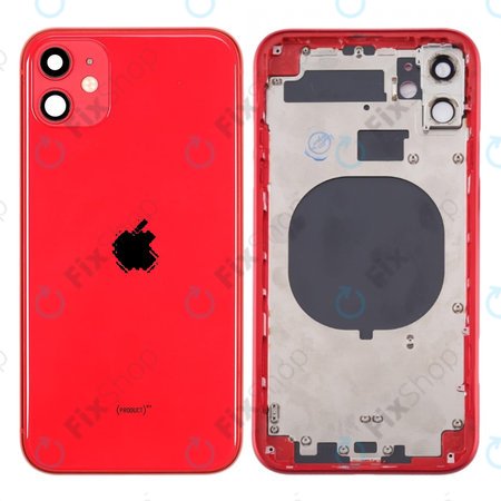 Apple iPhone 11 - Zadní Housing (Red)