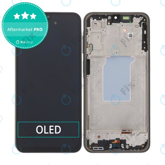 Samsung Galaxy A26 A266E - LCD Displej + Dotykové Sklo + Rám (Black) OLED
