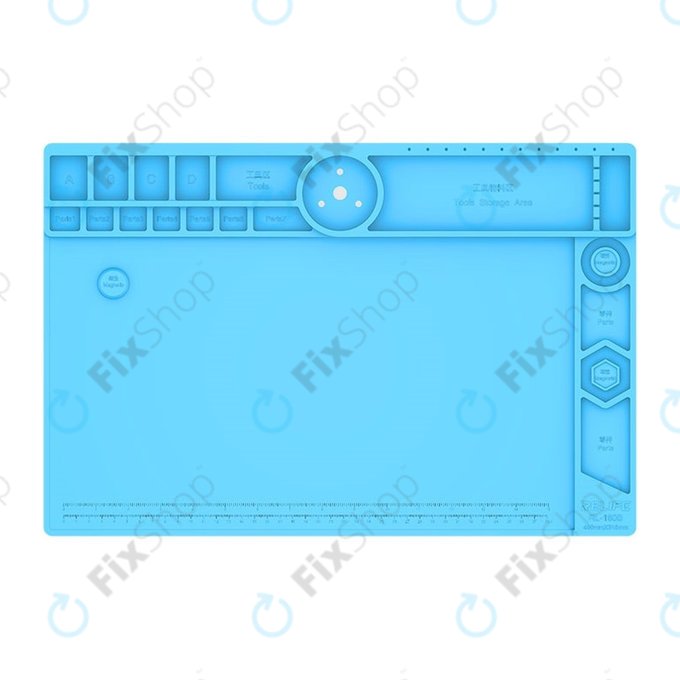 Relife RL-160B - Multifunkční Silikonová Podložka + Hliníková Základna Mikroskopu