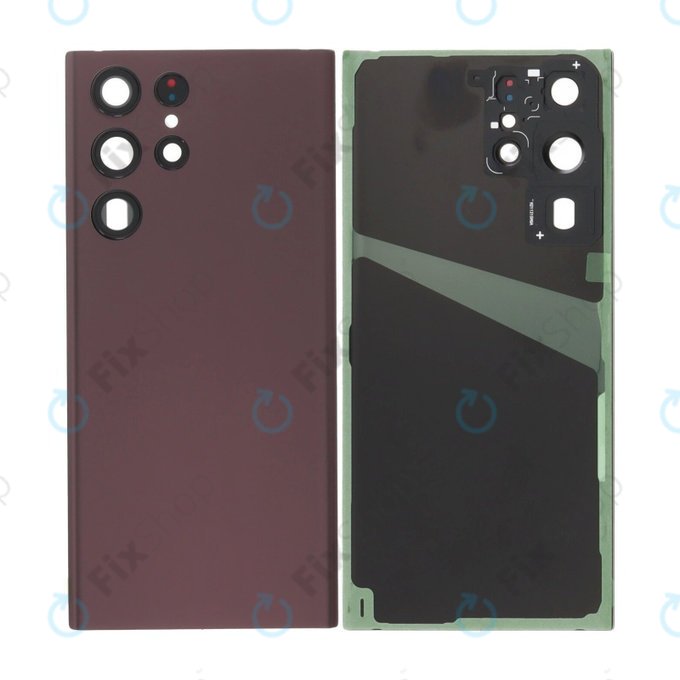 Samsung Galaxy S22 Ultra S908B - Bateriový Kryt Komplet (Burgundy)