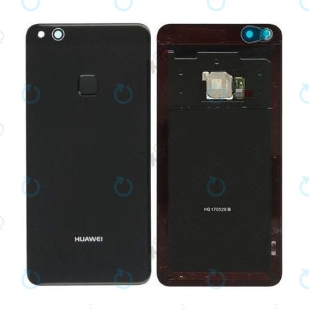 Huawei P10 Lite - Bateriový Kryt + Senzor Otisku Prstu (Black) - 02351FXB, 02351FWG Genuine Service Pack