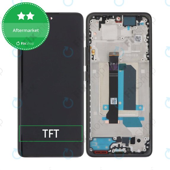Xiaomi Redmi Note 14 Pro+ 5G 24094RAD4G - LCD Displej + Dotykové Sklo + Rám (Midnight Black) TFT