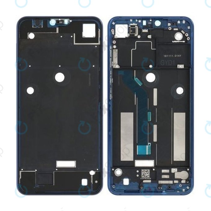 Xiaomi Mi 8 Lite - Přední Rám (Aurora Blue)
