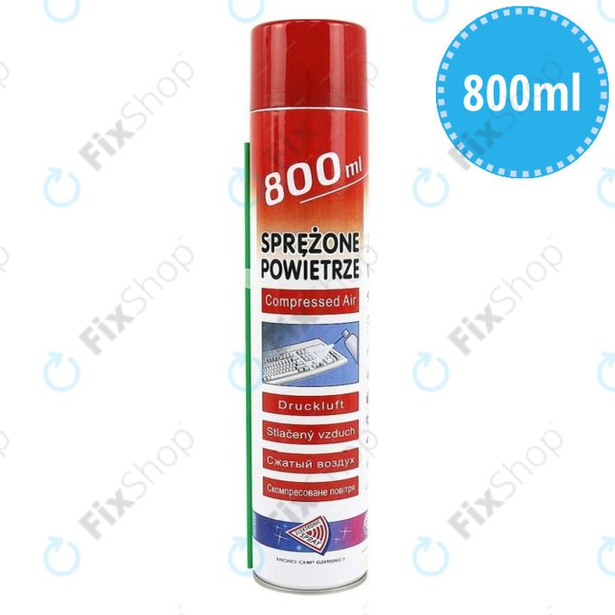 Micro Chip Electronic - Stlačený Vzduch na Čištění Elektroniky - 800ml