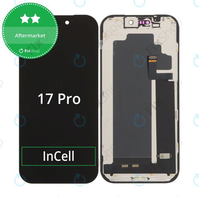 Displej In-Cell FHD pro iPhone 17 Pro, Dotykové sklo s rámem