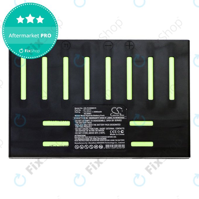 Baterie pro Proscenic 902 Nono, Pro Coco, Robojet Air, 2500mAh, Ni-MH, 14.4V, E718074, HQ