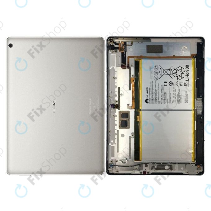 Huawei MediaPad M3 Lite 10 - Bateriový Kryt + Baterie (Šedá) - 02351KMC