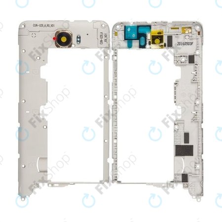 Huawei Y5II 4G CUN-L21 - Středový Rám + Sklíčko Zadní Kamery (Zlatá)
