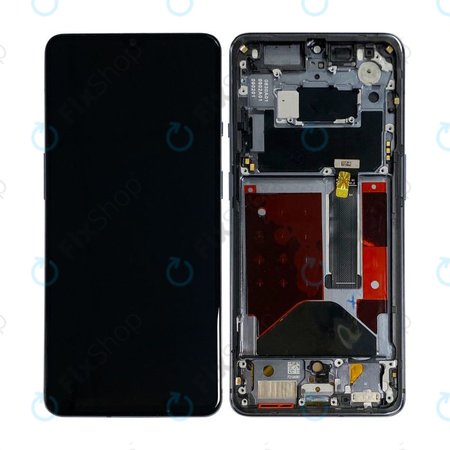 OnePlus 7T - LCD displej + Dotykové sklo + Rám (Frosted Silver) - 2011100084