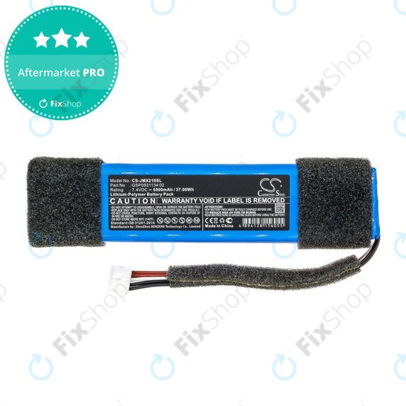 Baterie pro JBL Xtreme Splashproof, 5000mAh, Li-Pol, 7.4V, GSP0931134 02, HQ