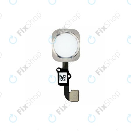 Apple iPhone 6, 6 Plus - Tlačítko Domů + Flex Kabel (Silver)