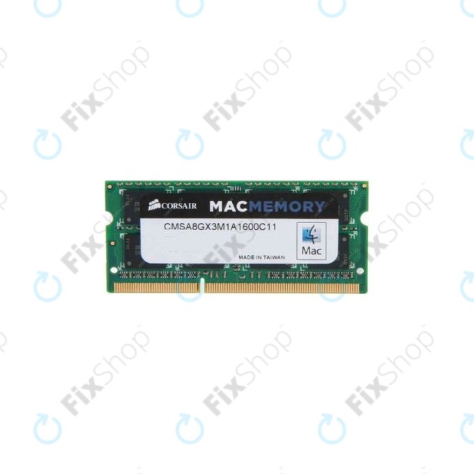 Corsair - Operační Paměť SO-DIMM 8GB DDR3L 1600MHz - CMSA8GX3M1A1600C11 Genuine Service Pack