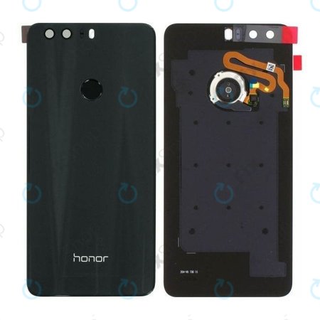 Huawei Honor 8 - Bateriový Kryt + Senzor Otisku (Black) - 02350XYW Genuine Service Pack