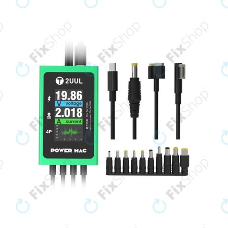 Diagnostický napájecí kabel s displejem pro notebooky, 2UUL PW08