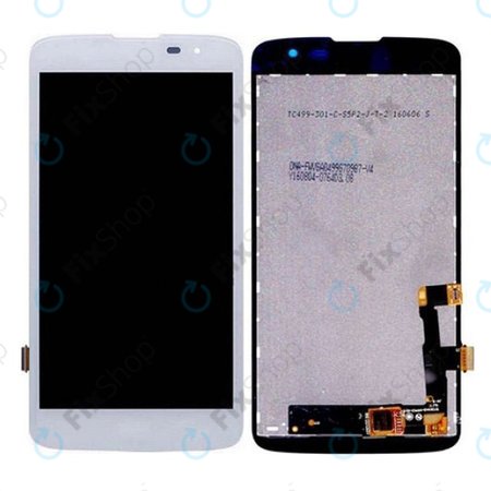 LG K7 X210 - LCD Displej + Dotykové sklo (Bílá) - EAT63399901