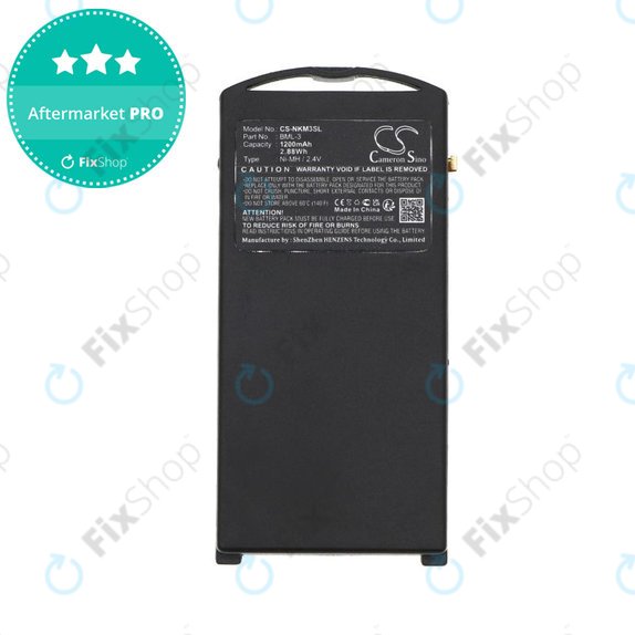 Baterie pro Nokia 3210, Nokia 3320, 1200mAh, Ni-MH, 2.4V, BML-3, HQ