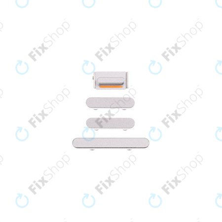 Apple iPhone 13, 13 Mini - Boční Tlačítka (Starlight)