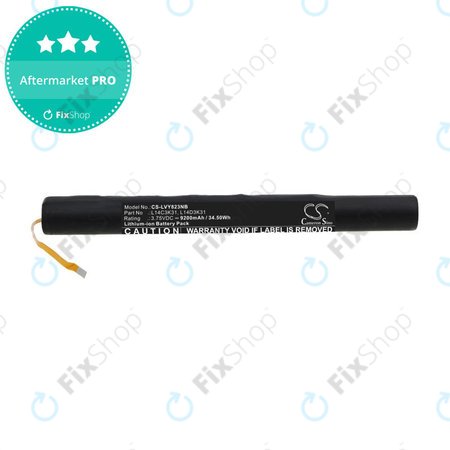 Baterie pro Lenovo Yoga Tablet 2, 9200mAh, Li-Ion, 3.75V, L14C3K31, HQ