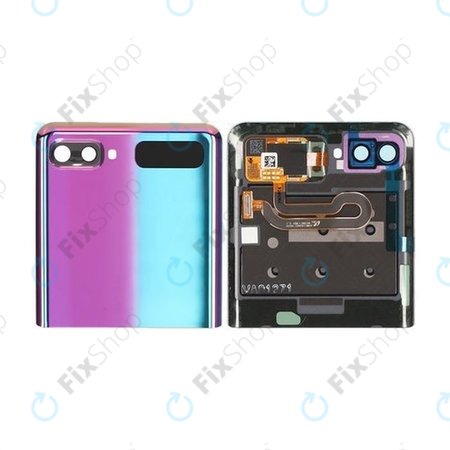 Samsung Galaxy Z Flip F700N - Bateriový Kryt Vrchní (Mirror Purple) - GH96-13380B Genuine Service Pack