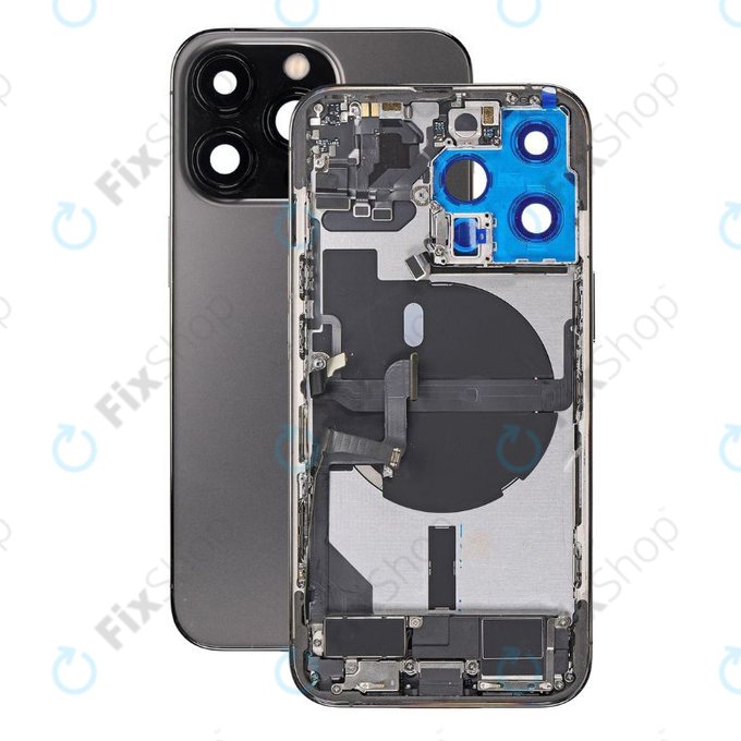 Apple iPhone 13 Pro - Zadní Housing s Malými Díly (Graphite)