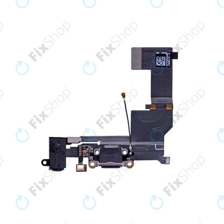 Apple iPhone SE - Nabíjecí Konektor + Flex Kabel (Black)