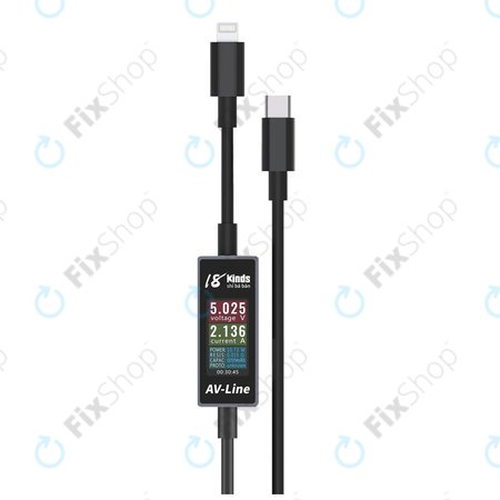 AV-Line - Smart Detekční Nabíjecí Kabel (Lightning - USB-C)
