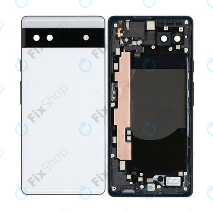 Google Pixel 6a GX7AS GB62Z - Zadní Housing (Chalk)