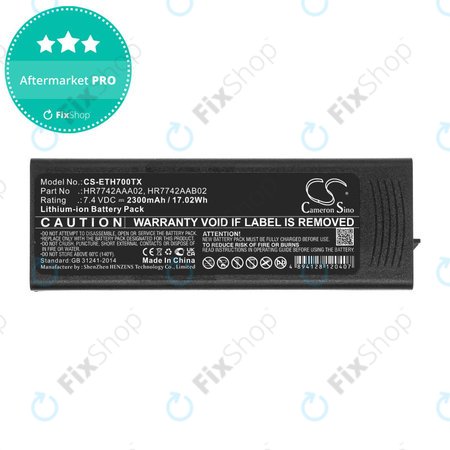Baterie pro EADS P3G, TPH700, 2300mAh, Li-Ion, 7.4V, HR7742AAA02, HQ