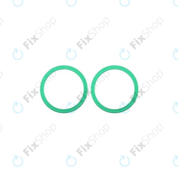 Apple iPhone 11, 12, 12 Mini - Rám Sklíčka Zadní Kamery (Green) - 2ks