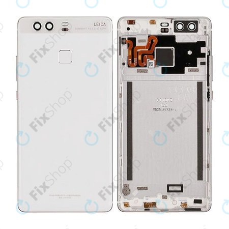 Huawei P9 - Bateriový Kryt + Senzor Otisku Prstu (Ceramic White)