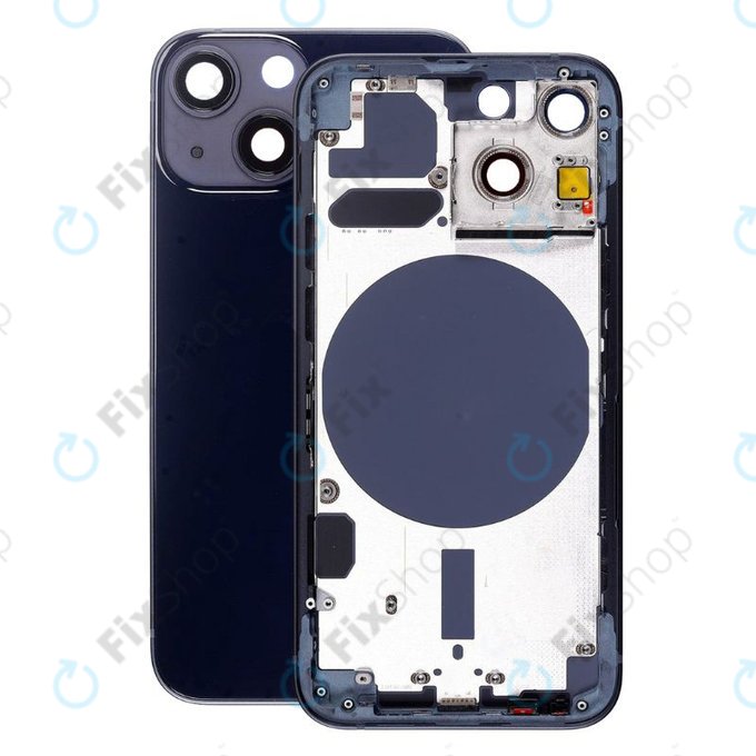 Apple iPhone 13 Mini - Zadní Housing (Midnight)