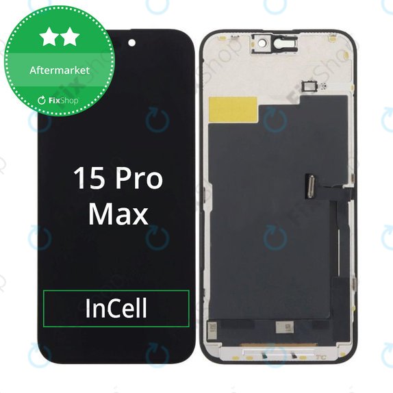 Apple iPhone 15 Pro Max - LCD Displej + Dotykové Sklo + Rám InCell HD+