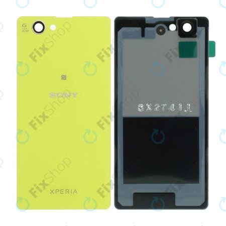 Sony Xperia Z1 Compact - Bateriový Kryt bez NFC Antény (Citrónová)
