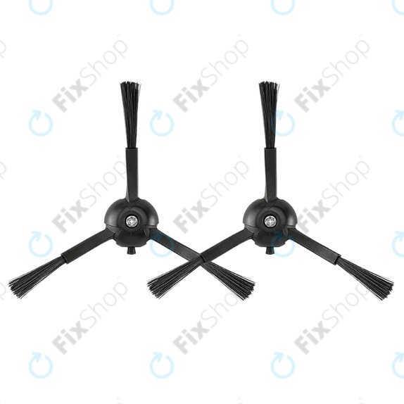 Boční kartáč, 2 ks, Černá pro Roborock Qrevo MaxV, Pro, Plus, S