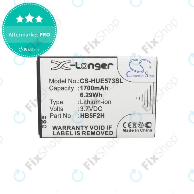 Baterie pro Huawei E5330, 1700mAh, Li-Ion, 3.7V, HB5F2H, HQ